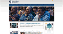 Desktop Screenshot of euroleadership.org